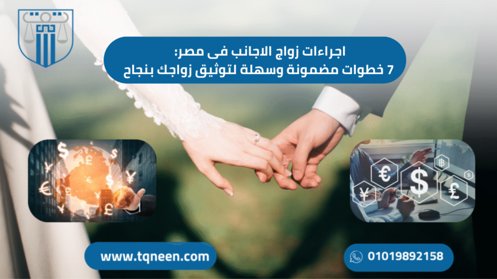 في السنوات الأخيرة أصبح اختيار مصر لإتمام الزواج بين الأجانب أو بين طرف مصري وآخر أجنبي خيارًا شائعًا، لما تتميز به من إجراءات رسمية واضحة واعتراف دولي بمستنداتها. ومع ذلك، فإن اجراءات زواج الاجانب فى مصر ليست مجرد خطوات روتينية يمكن تنفيذها بشكل عشوائي؛ فهي عملية دقيقة تحتاج إلى مستندات معينة، وتصديقات حكومية، وشروط قانونية خاصة قد تختلف حسب جنسية كل طرف ووضعه القانوني داخل البلاد.